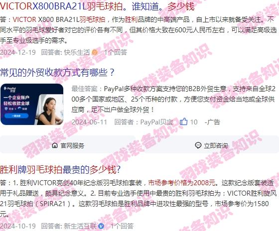 胜利羽毛球拍系列