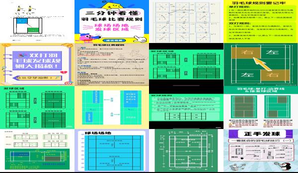 羽毛球赛点发球规则图解 - 羽毛球赛点发球规则